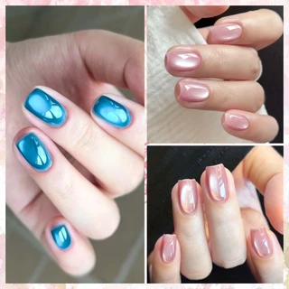 XEIJAYI 10ml - ยาทาเล็บเจลทรงตาแมวใหม่ สีฟ้าและชมพู ชุด 9 สี