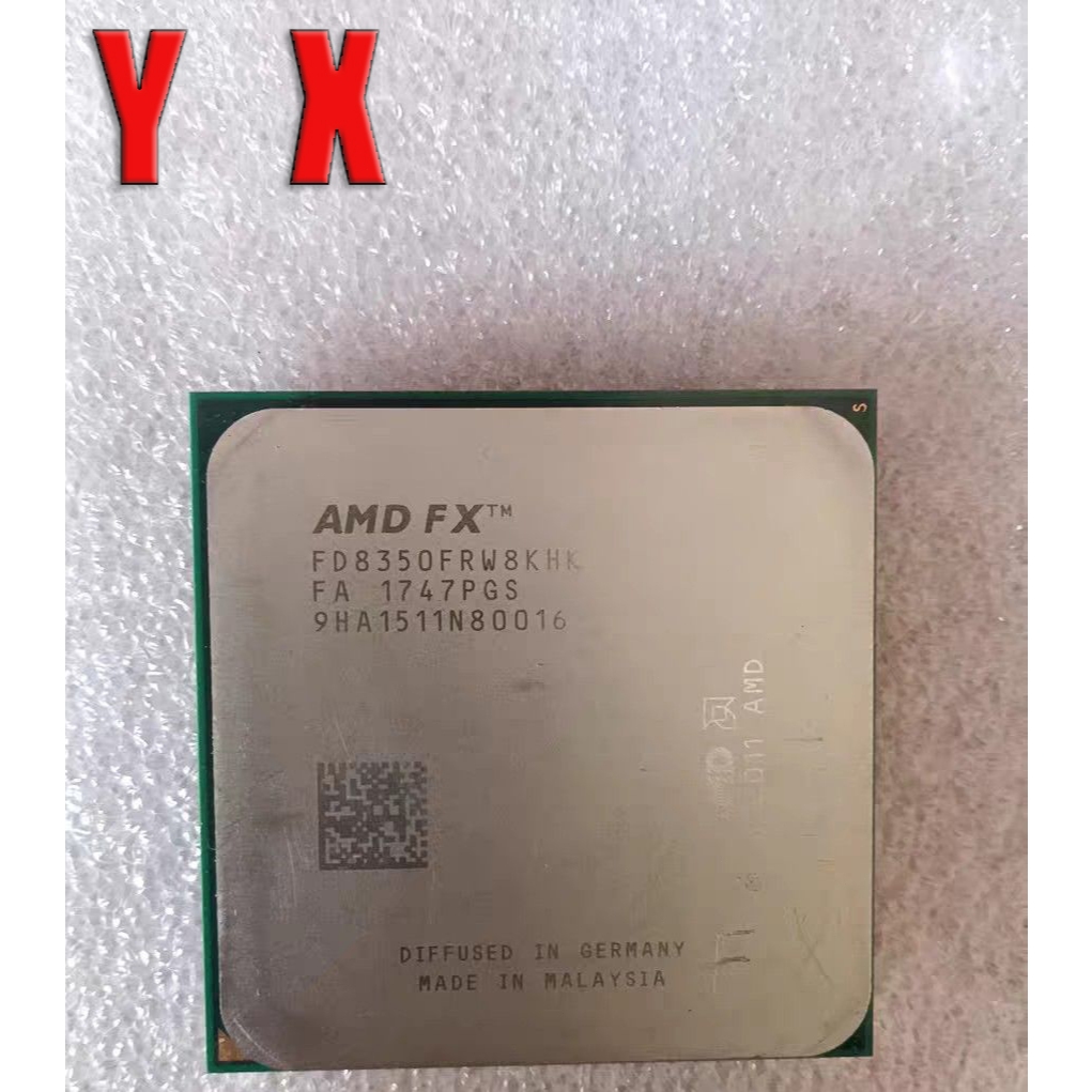 ใช้ FX-8350 ซ็อกเก็ต AM3+ CPU Proccesor 8C 4GHz 8MB 125W คอมพิวเตอร์เดสก์ท็อป