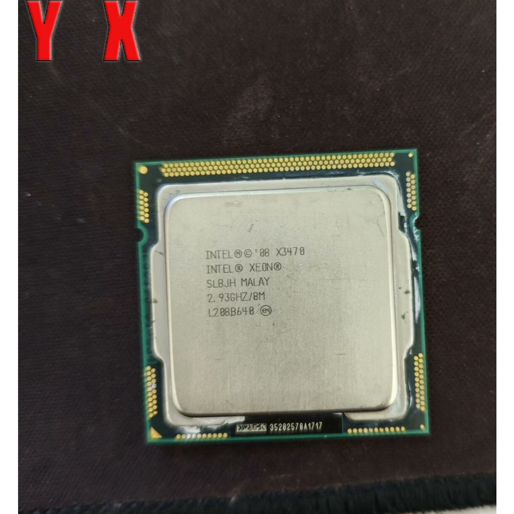 ใช้ Xeon X3470 LGA1156 2.93 GHz Quad-Core CPU โปรเซสเซอร์คอมพิวเตอร์เดสก์ท็อป