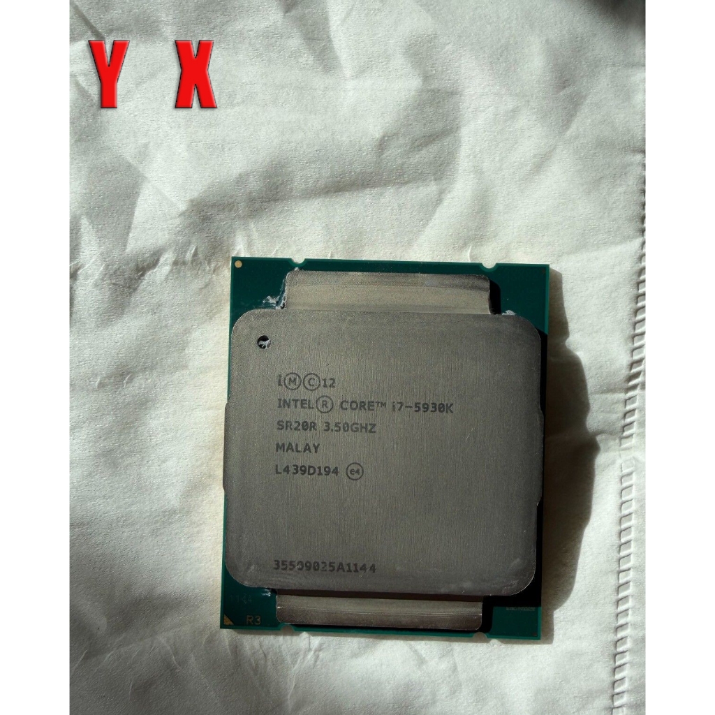 ใช้อัพเกรดเกม CPU Core i7-5930K LGA2011-3 CPU โปรเซสเซอร์ SR20R 3.5GHz หกแกนสําหรับ X99 คอมพิวเตอร์