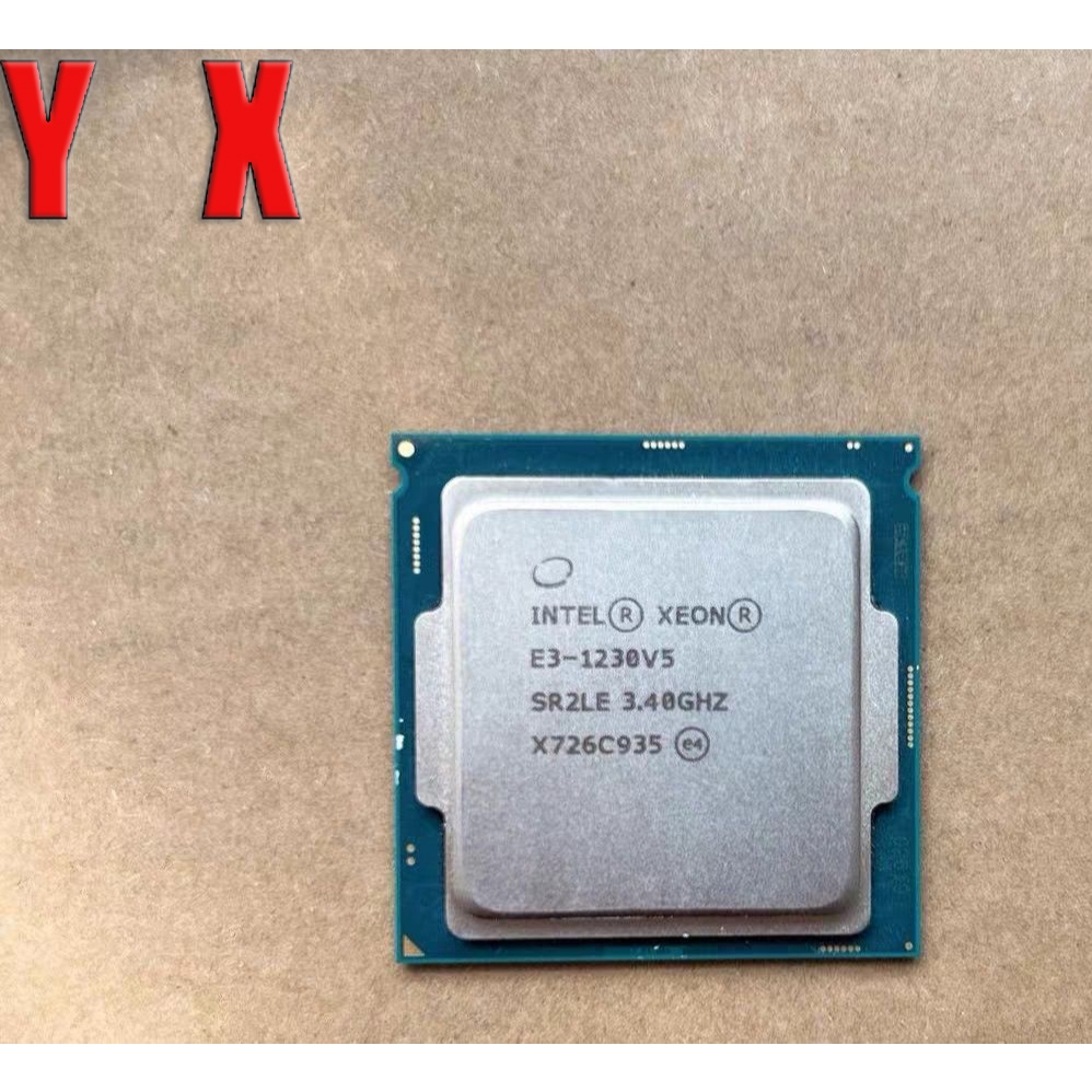 คอมพิวเตอร์เดสก์ท็อปมือสอง Xeon E3-1230 V5 LGA 1151 โปรเซสเซอร์ CPU SR2CN 4 Core 3.40GHz 8MB