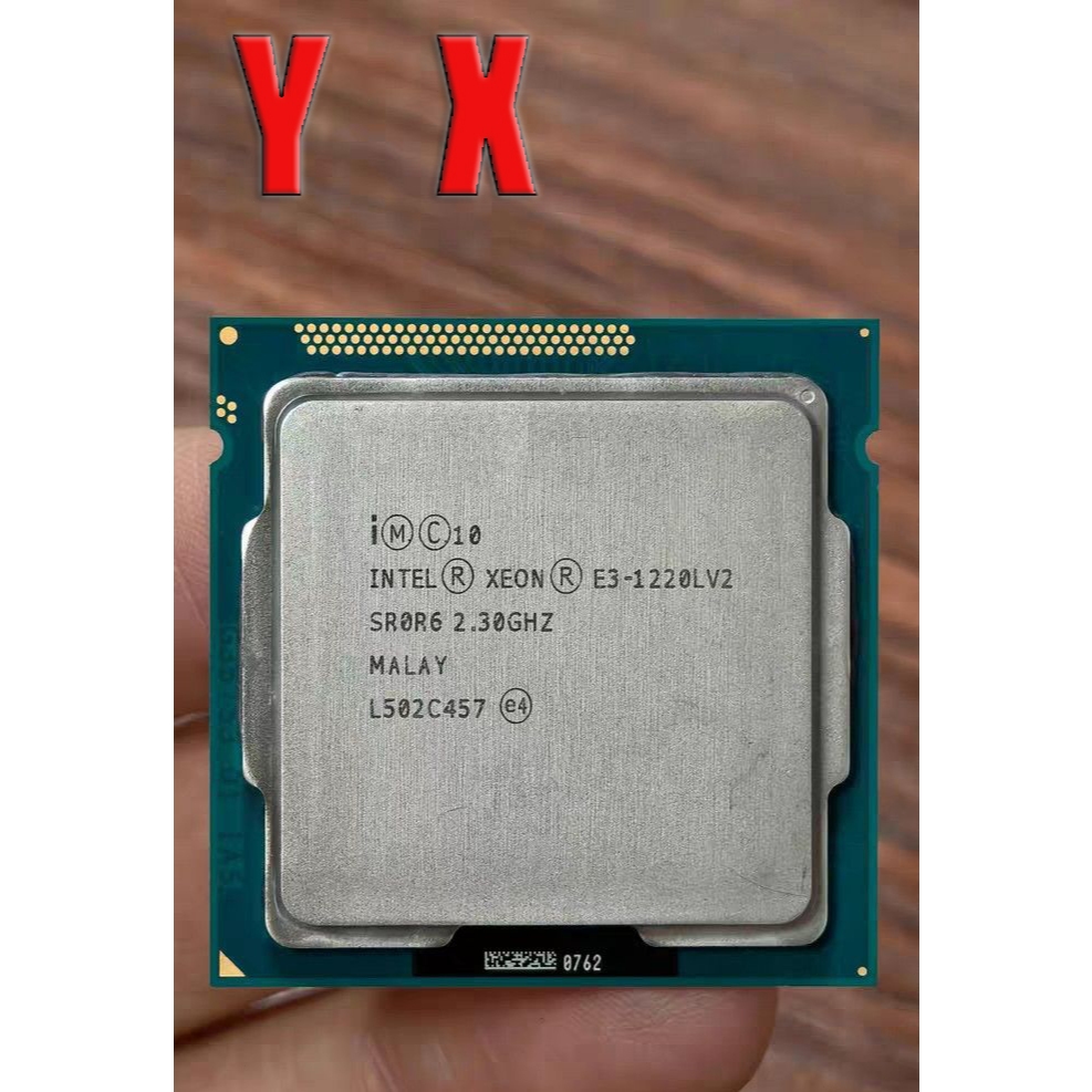 คอมพิวเตอร์เดสก์ท็อปมือสอง Xeon E3-1220L V2 LGA1155 โปรเซสเซอร์ CPU 2.3GHz Dual-Core