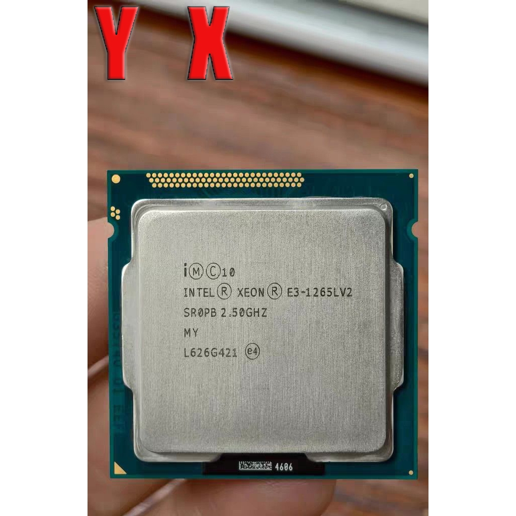 คอมพิวเตอร์เดสก์ท็อปมือสอง Xeon E3-1265L V2 LGA1155 CPU Processer Quad-Core 2.5GHz 8M