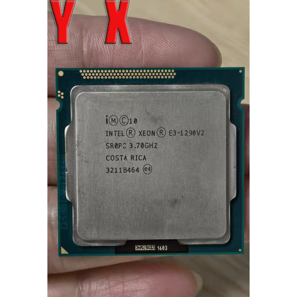 ใช้คอมพิวเตอร์เดสก์ท็อป Xeon E3-1290 V2 LGA-1155 โปรเซสเซอร์ CPU 3.70GHz Quad-Core 87W SR0PC 8MB