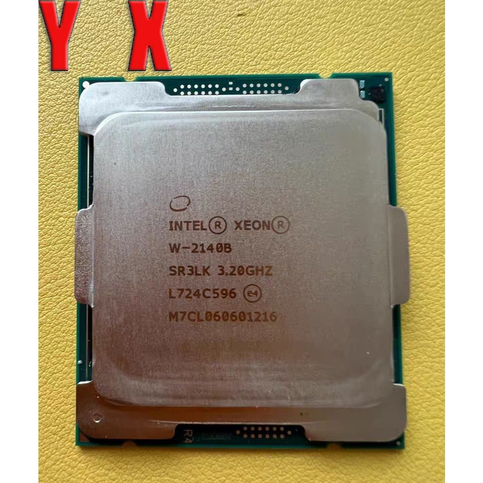 ใช้อัพเกรดเกม CPU Xeon W-2140B LGA-2066 Server CPU โปรเซสเซอร์ 3.20 GHz 8-Core SR3LK สําหรับ X299 คอ