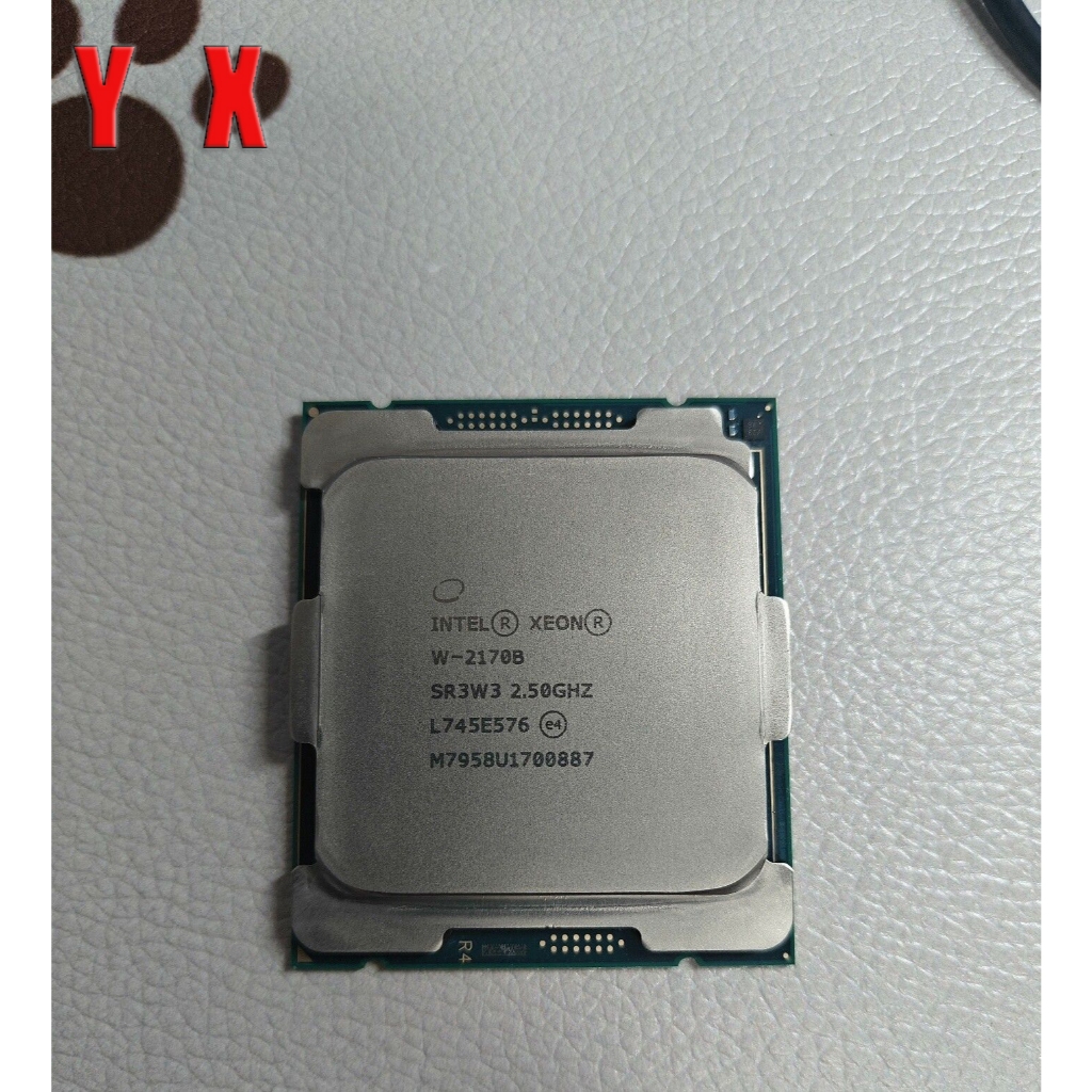 ใช้อัพเกรดเกม CPU Xeon W-2170B LGA2066 CPU โปรเซสเซอร์ 14 แกน 28 ด้าย 2.5GHz SR3W3 C422 สําหรับ X299