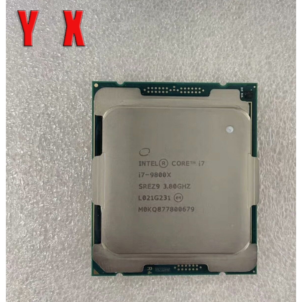 ใช้อัพเกรด Gaming CPU Core i7 9800X LGA-2066 CPU โปรเซสเซอร์ SREZ9 3.8GHz 8-Cores 16 ด้ายสําหรับ X29