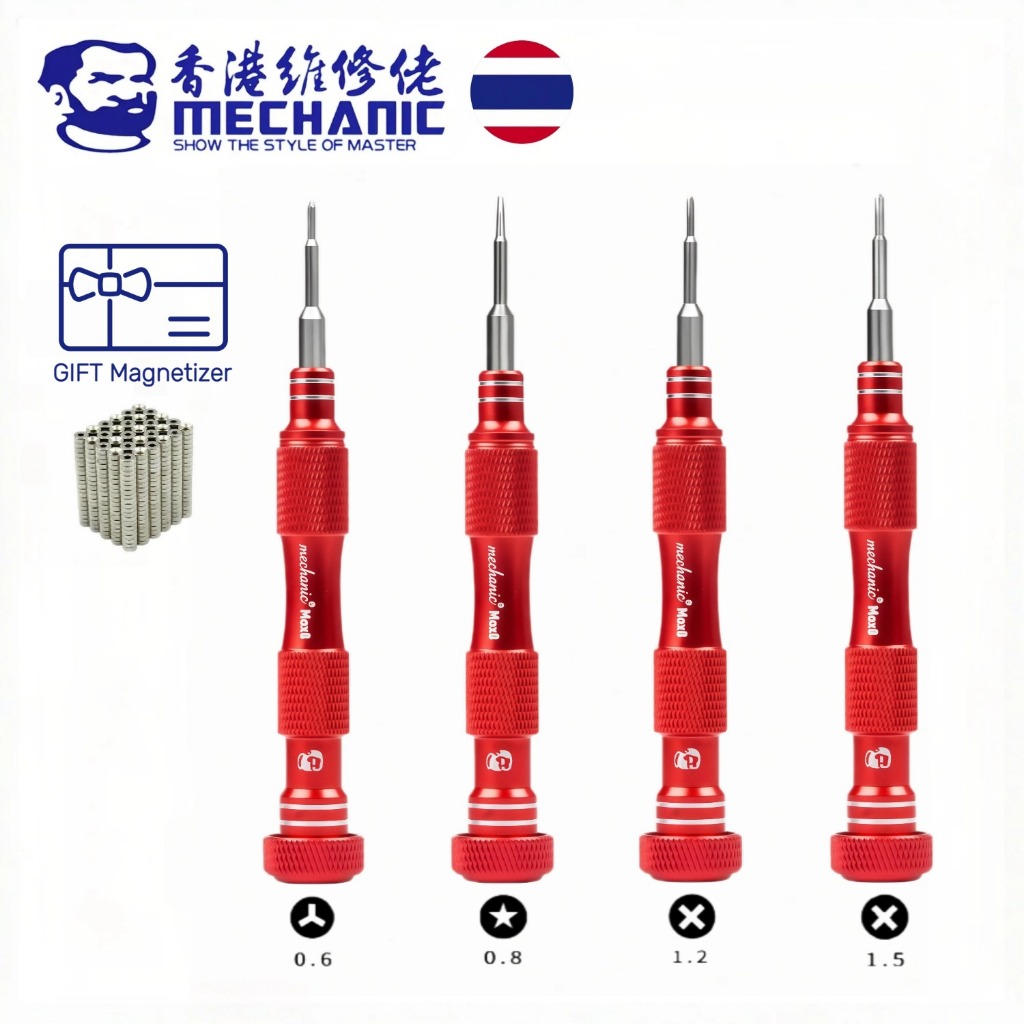 【COD】Mechanic MAX8 ไขควงซ่อมแท็บเล็ตโทรศัพท์มือถือความแม่นยำ for iPhone Samsung Xiaomi ไขควงซ่อม