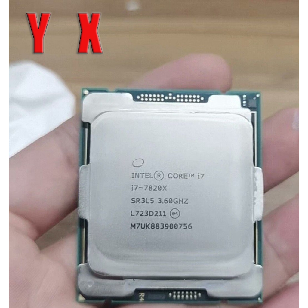 ใช้อัพเกรดเกม CPU Core i7-7820X LGA-2066 CPU โปรเซสเซอร์ SR3L5 3.60GHz 8-Core X-series 11MB สําหรับ 
