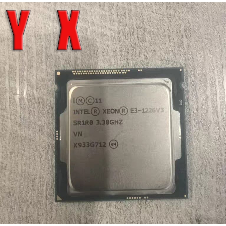 คอมพิวเตอร์เดสก์ท็อปมือสอง Xeon E3-1226 V3 LGA1150 CPU Quad Core 3.3GHz 8MB โปรเซสเซอร์