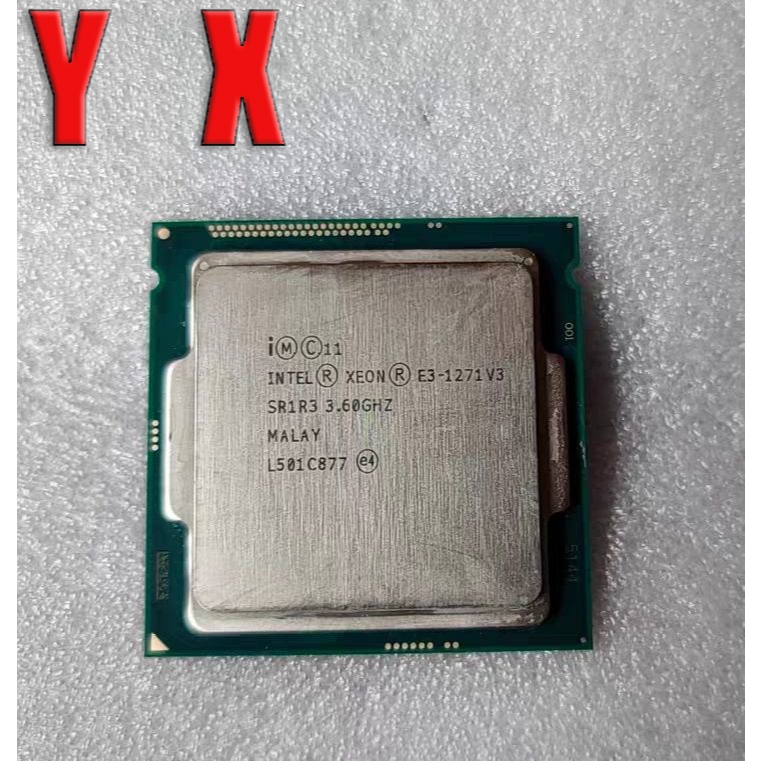 ใช้คอมพิวเตอร์เดสก์ท็อป Xeon E3-1271 V3 LGA-1150 โปรเซสเซอร์ CPU SR1R3 3.6GHZ Quad-Core 8MB