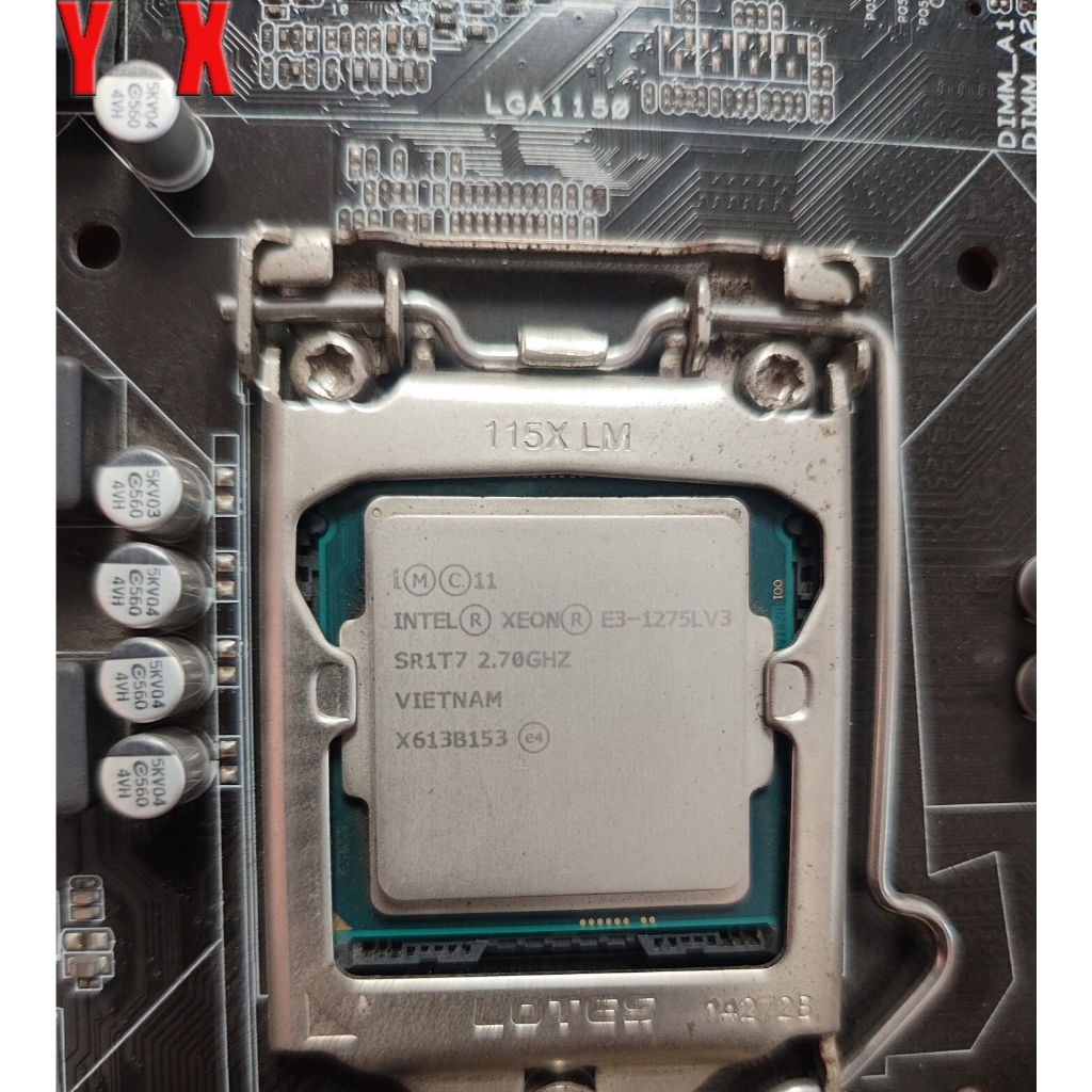 ใช้อัพเกรด Gaming CPU คอมพิวเตอร์เดสก์ท็อป Xeon E3-1275L V3 LGA 1150 CPU โปรเซสเซอร์ OEM 2.7GHz SR1T