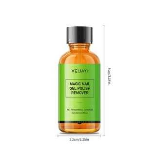 XEIJAYI 30ml ล้างสีเจลทาเล็บออกได้อย่างรวดเร็วและง่ายดาย，เหมาะสำหรับครอบครัวและร้านทำเล็บ