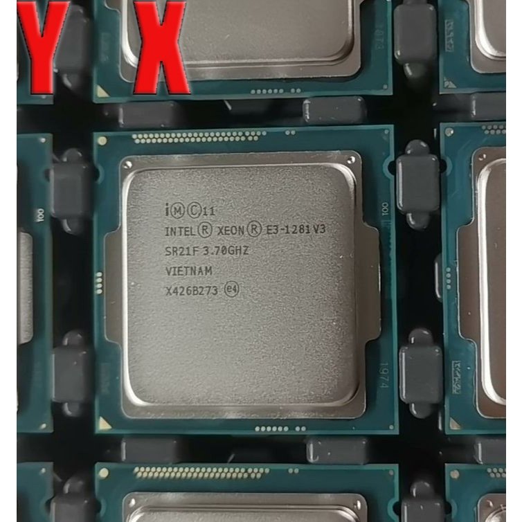 ใช้คอมพิวเตอร์เดสก์ท็อป Xeon E3 1281 V3 LGA1150 โปรเซสเซอร์ CPU 3.7GHz Quad Cores 8MB 82W SR21F