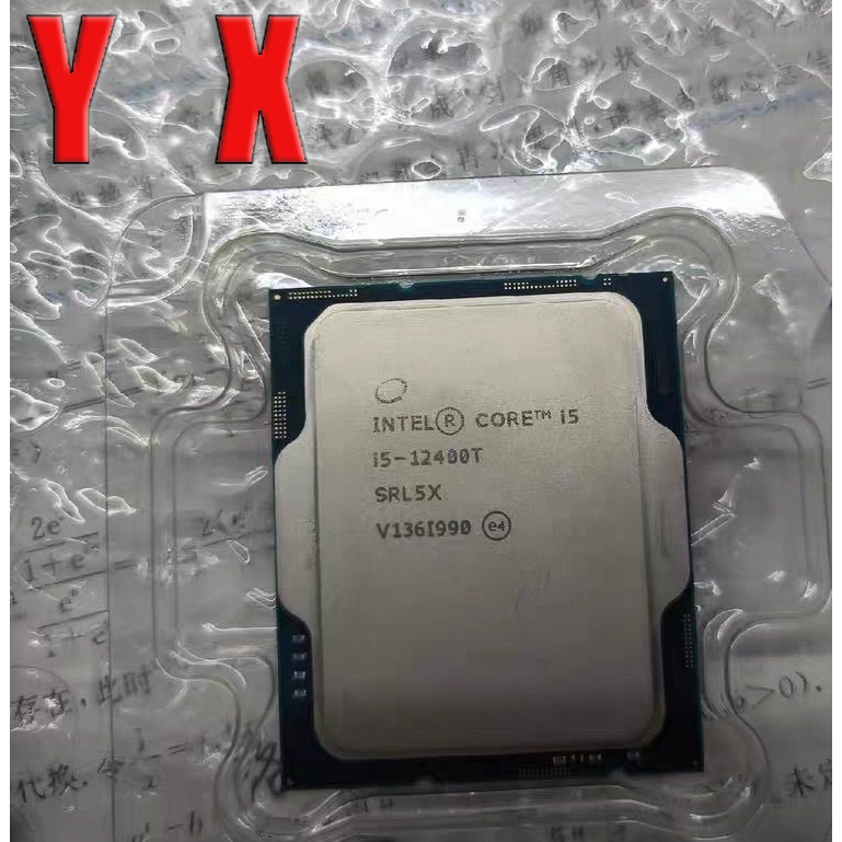 12Th Gen Core i5-12400T LGA 1700 CPU 6-Core Alder Lake 1.8GHz สูงสุด 4.2GHz ใช้อัพเกรด Gaming CPU คอ