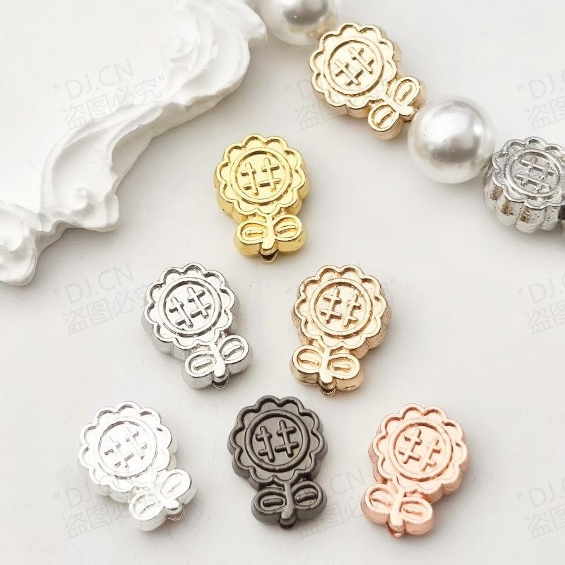 ADJ1391 [สินค้าเดี่ยวรับ 1 ฟรีสําหรับการสั่งซื้อมากกว่า 5 ชิ้น] 14K Gold สี-การจองแยกลูกปัดหลวมลูกปั