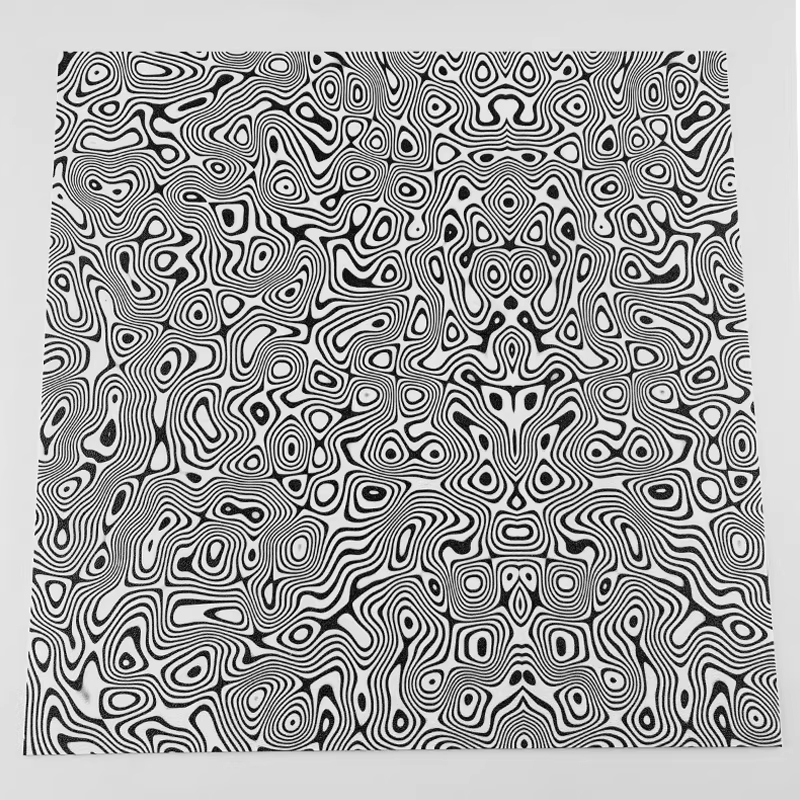 Kydex Sheet Thermoplastic Abstract Pattern พร้อมปลอก DIY