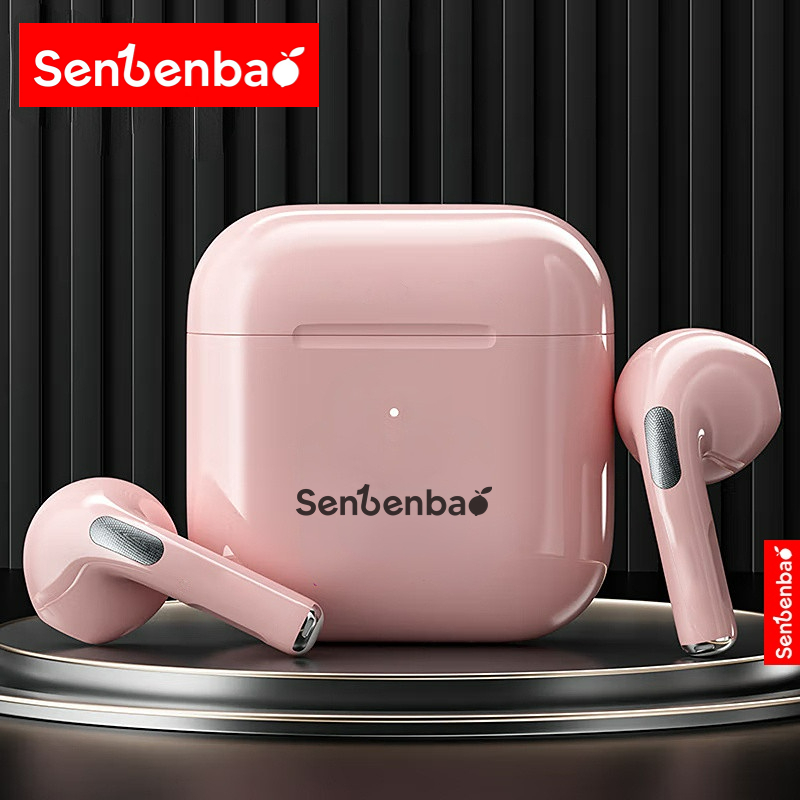 Senbenbao mini pro4 tws ชุดหูฟังบลูทูธ latency ต่ํา V5.3 กันน้ําสัมผัสดีเยี่ยม ENC เก็บเสียงทางกายภาพเหมาะสําหรับของขวัญเล่นเกมกลางแจ้งสําหรับเด็กชายและเด็กหญิงสําหรับโทรศัพท์ทุกรุ่น
