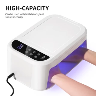 โคมไฟอบเล็บ CTAR8 กำลังสูง เป็นโคมไฟอบเล็บ UV/LED ที่เหมาะสำหรับการทำเล็บแบบ DIY