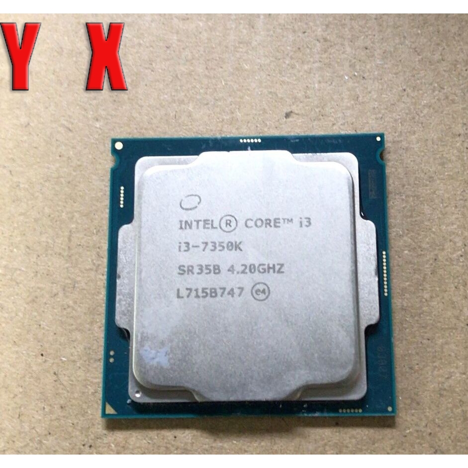 ใช้ 7Th Gen Core i3-7350k LGA 1151 โปรเซสเซอร์ CPU Kaby Lake 4.2 GHz Dual Core คอมพิวเตอร์เดสก์ท็อป