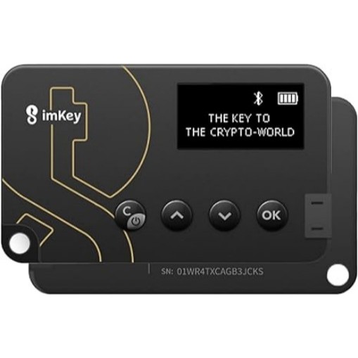 ImKey Pro Crypto Hardware Wallet Secure Cold Crypto Wallet with Offline Storage CC EAL6+ Secure for 