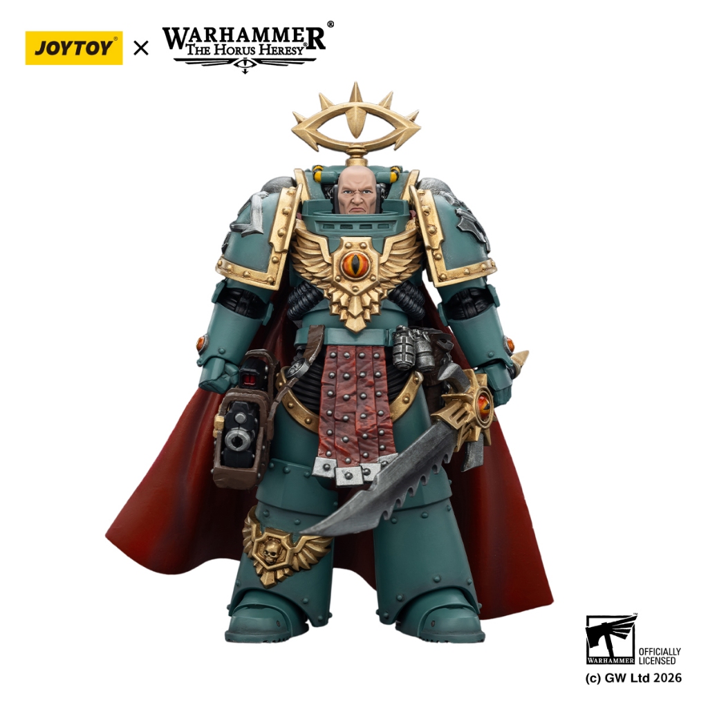 [ในสต็อก] ของเล่น JoyToy Warhammer40,000 The Horus Heresy Sons of Horus Tybalt Marr Captain of the 18th Company Siege Breaker แอ็คชั่นฟิกเกอร์ขนาด 5 นิ้ว ราคา ถูกที่สุด ดีลบีเคเค แกลเลอรีภาพที่ 6