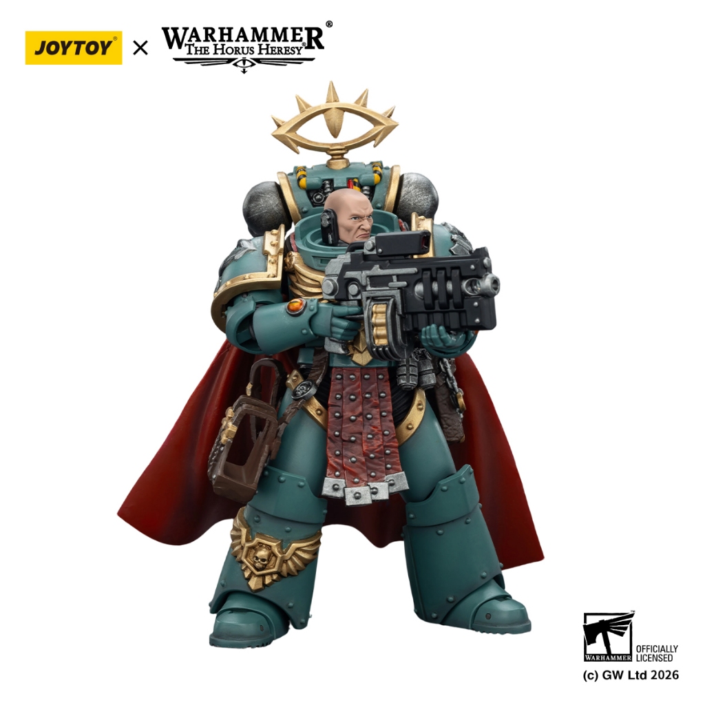 [ในสต็อก] ของเล่น JoyToy Warhammer40,000 The Horus Heresy Sons of Horus Tybalt Marr Captain of the 18th Company Siege Breaker แอ็คชั่นฟิกเกอร์ขนาด 5 นิ้ว ราคา ถูกที่สุด ดีลบีเคเค แกลเลอรีภาพที่ 9