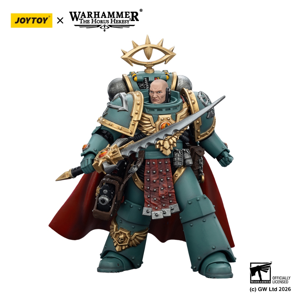 [ในสต็อก] ของเล่น JoyToy Warhammer40,000 The Horus Heresy Sons of Horus Tybalt Marr Captain of the 18th Company Siege Breaker แอ็คชั่นฟิกเกอร์ขนาด 5 นิ้ว ราคา ถูกที่สุด ดีลบีเคเค แกลเลอรีภาพที่ 8
