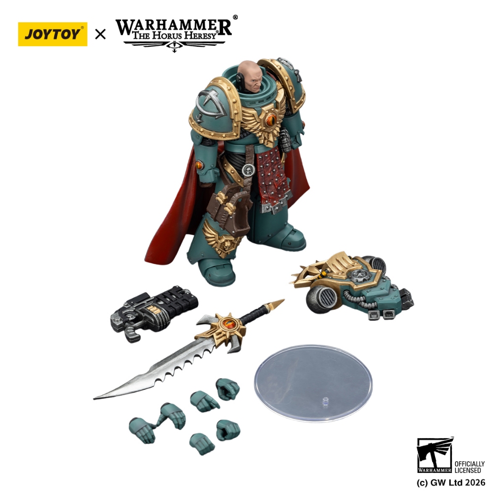 [ในสต็อก] ของเล่น JoyToy Warhammer40,000 The Horus Heresy Sons of Horus Tybalt Marr Captain of the 18th Company Siege Breaker แอ็คชั่นฟิกเกอร์ขนาด 5 นิ้ว ราคา ถูกที่สุด ดีลบีเคเค แกลเลอรีภาพที่ 7