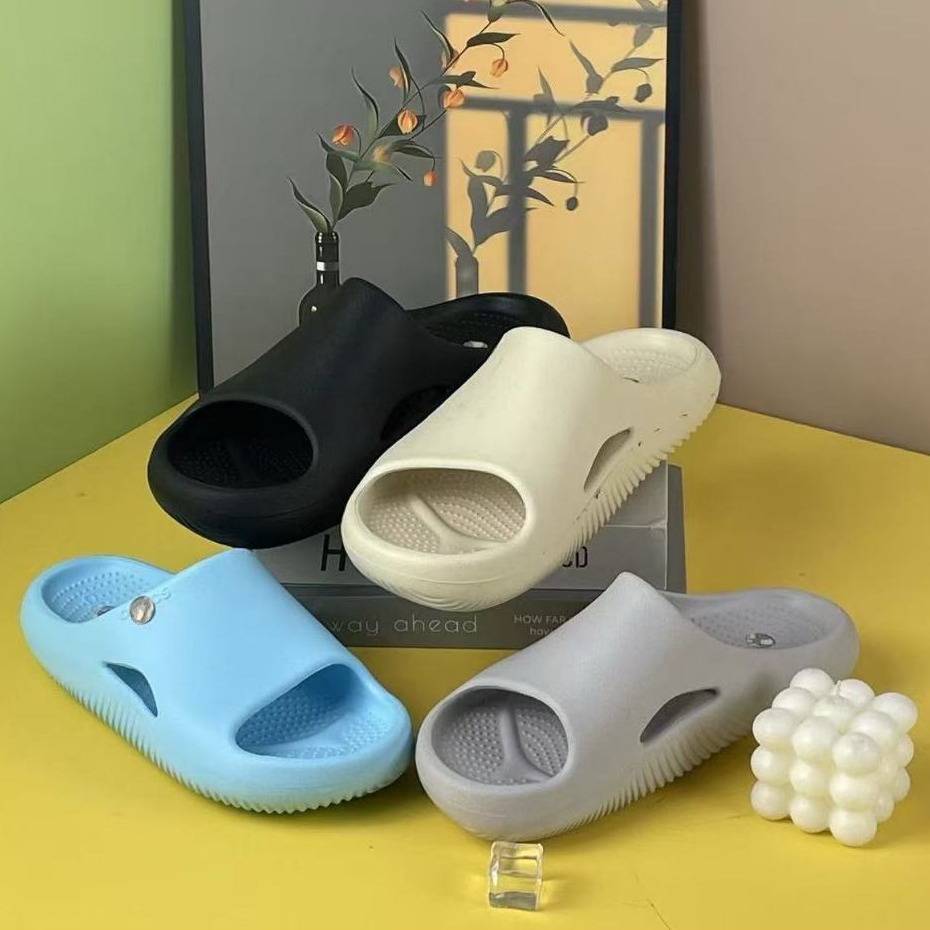 [คลังสินค้าพร้อม]Unisex Crocs Echo Clog สําหรับผู้ชายผู้หญิงรองเท้าแตะรองเท้าชายหาดแฟชั่นรองเท้าแตะก