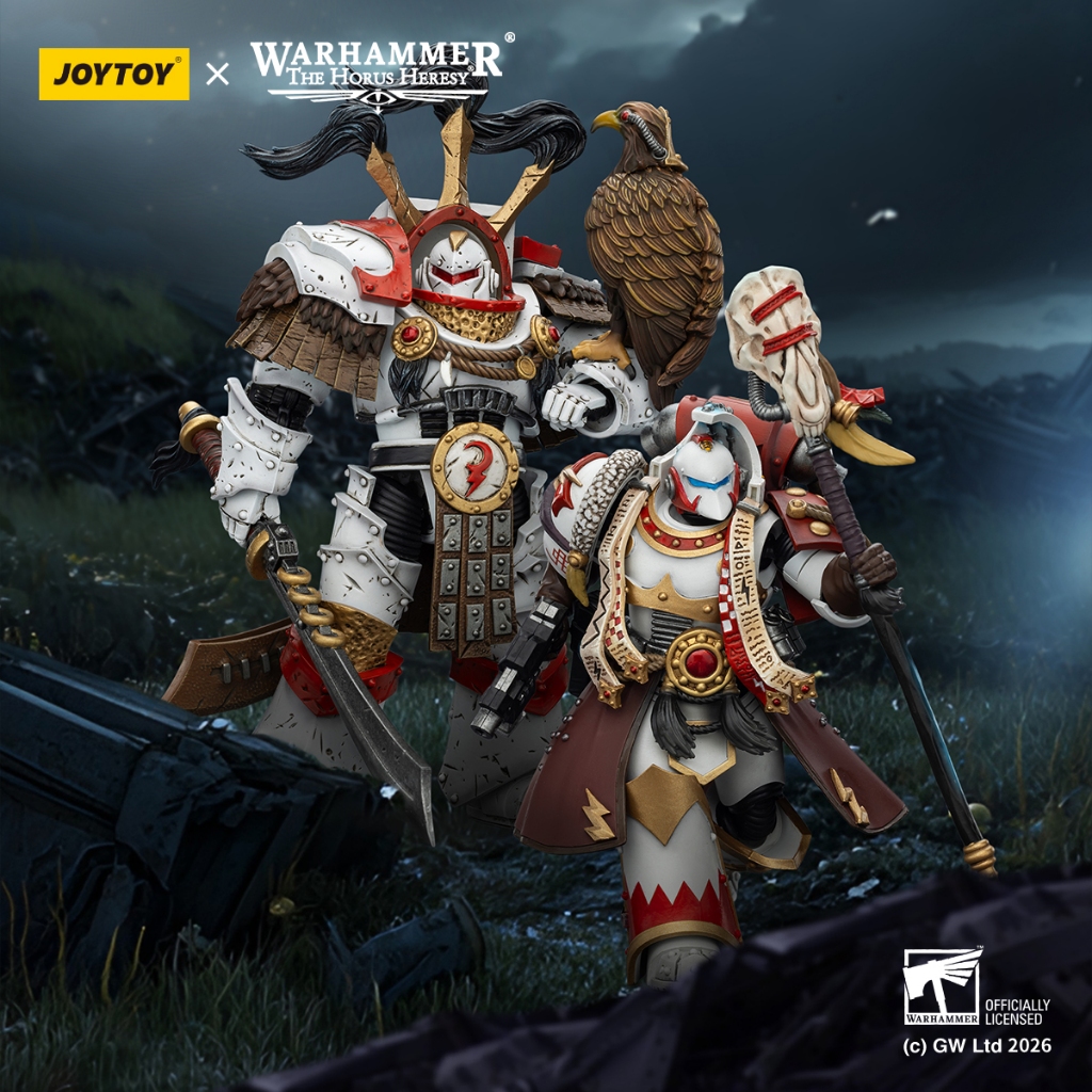 [PRE-ORDERS] ของเล่น JoyToy Warhammer40,000 The Horus Heresy White Scars Stormseer Consul Terminator Armour แอ็คชั่นฟิกเกอร์ขนาด 5 นิ้ว