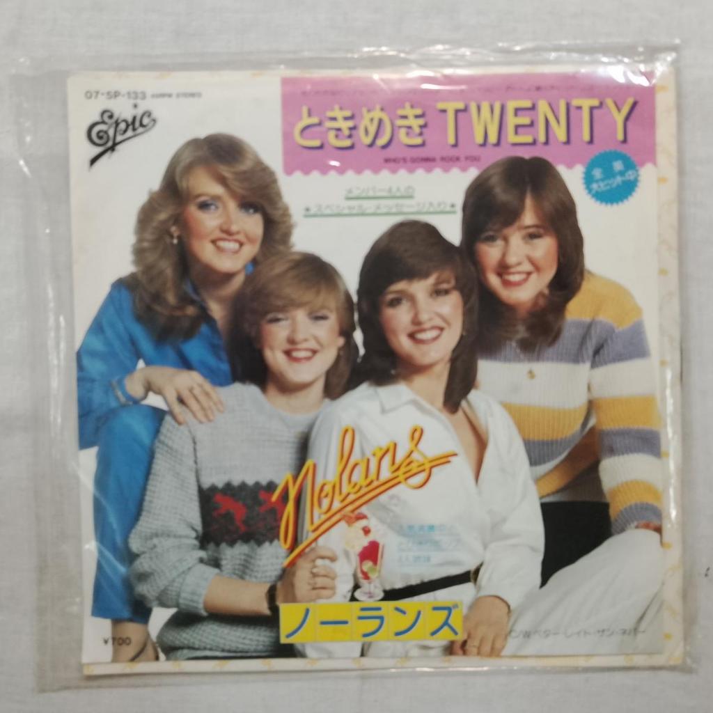 Nolans* – Tokimeki Twenty = Whos Gonna Rock You Synth-pop, Disco 	 ไวนิล 7" 45 รอบต่อนาที