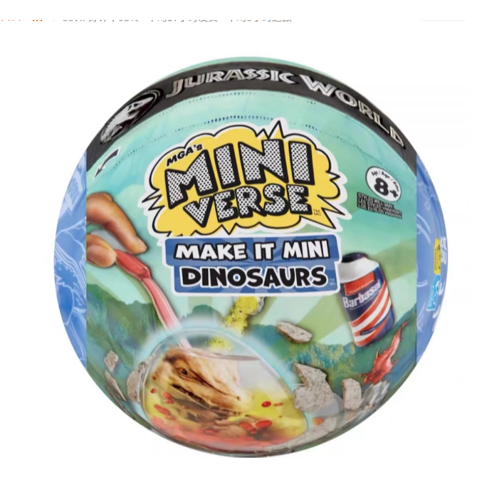 Miniverse ของ MGA Make It Mini Dinosaur Jurassic World-MGAs Miniverse, ไดโนเสาร์, ประวัติศาสตร์, ไข่