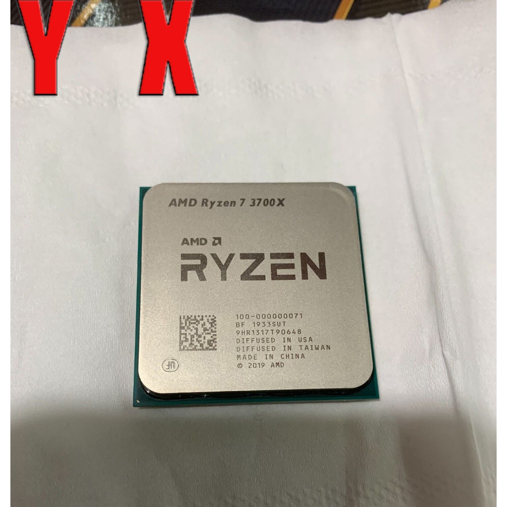 Ryzen 7 3700X AM4 CPU โปรเซสเซอร์ R7 3700X 3.6 GHz แปด Core 16T 32MB อัพเกรดเกม CPU คอมพิวเตอร์เดสก์