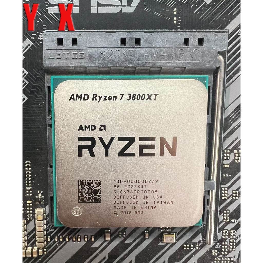 Ryzen 7 3800XT AM4 CPU โปรเซสเซอร์ R7 3800XT 8-Core 3.9 GHz 105W เดสก์ท็อป 32MB อัพเกรดเกม CPU คอมพิ