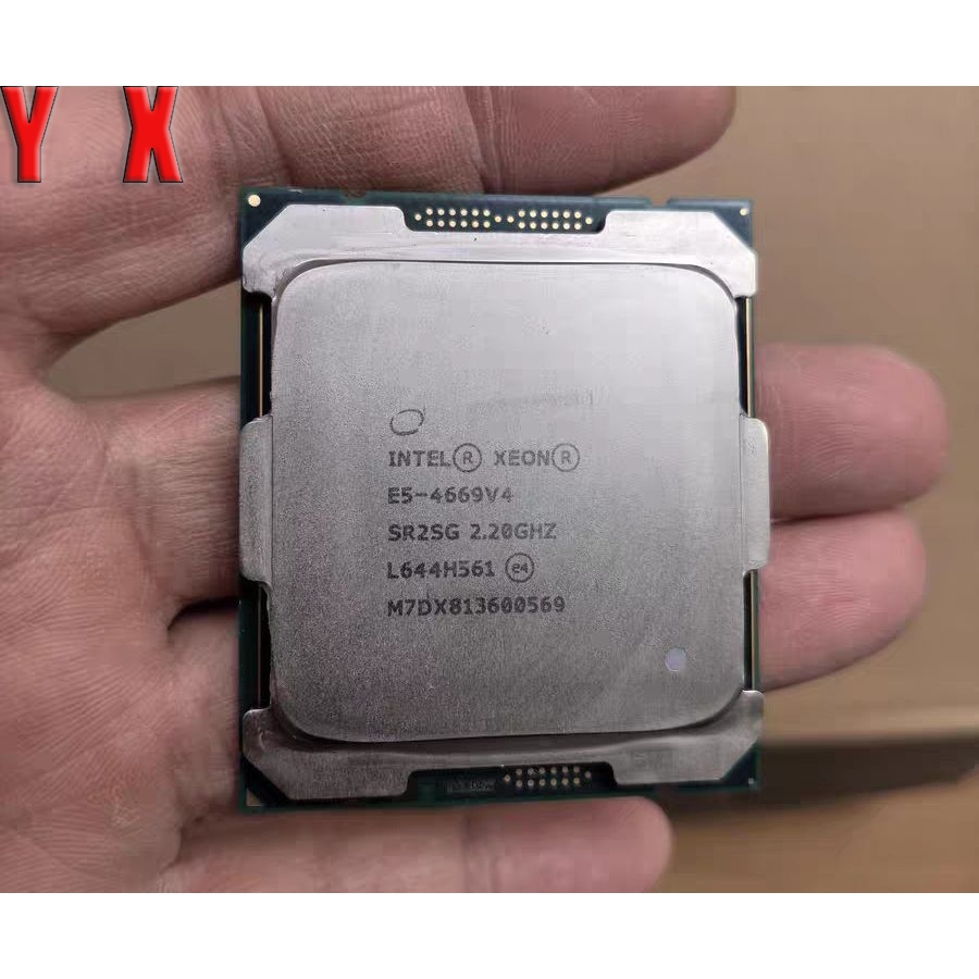 Xeon E5 4669 V4 LGA2011-3 CPU โปรเซสเซอร์ 2.2GHz 22Cores 44T 135W 55MB อัพเกรดเซิร์ฟเวอร์ CPU คอมพิว