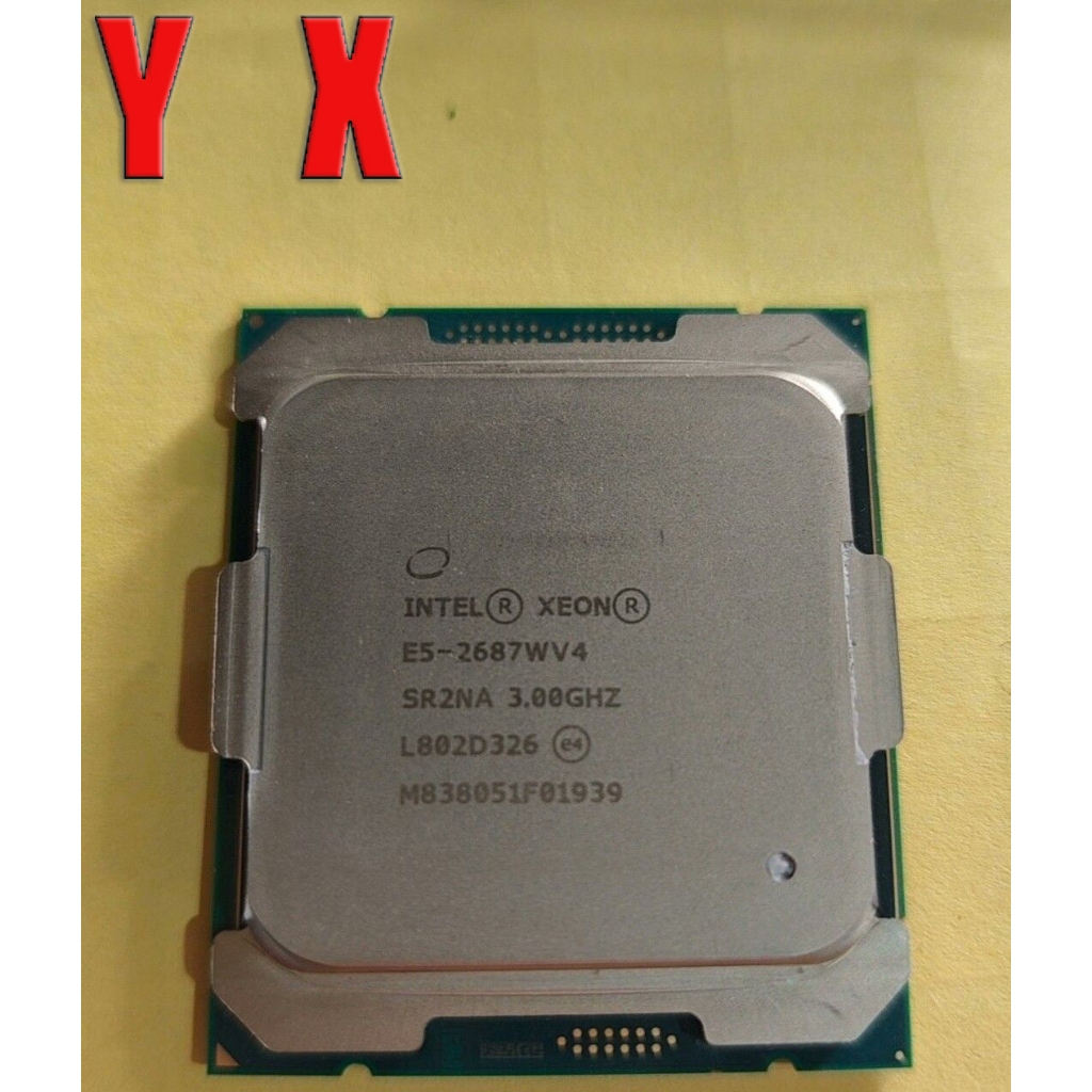 Xeon E5-2687W V4 LGA2011-3 เซิร์ฟเวอร์ CPU โปรเซสเซอร์ SR2NA 12-Core 3.00GHz 30MB อัพเกรดเซิร์ฟเวอร์