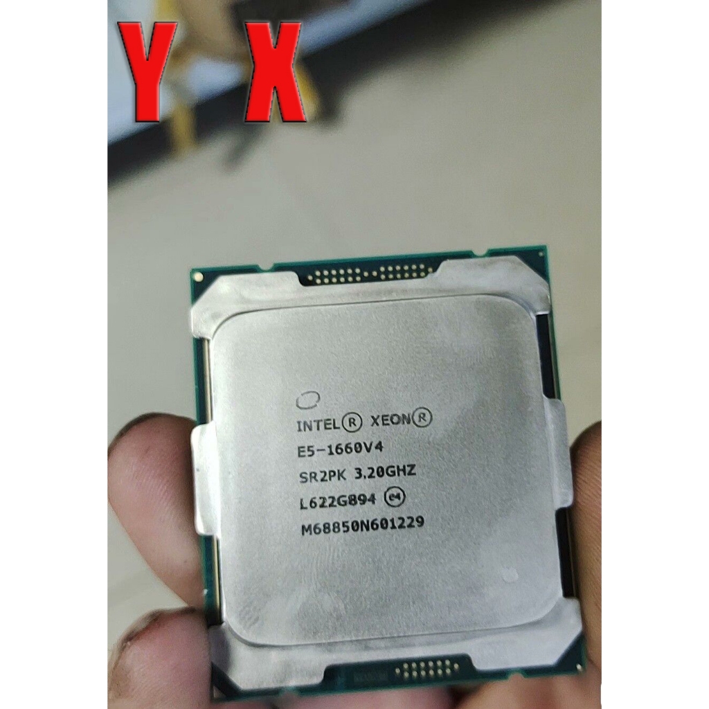 Xeon E5-1660 V4 LGA 2011-3 CPU โปรเซสเซอร์ E5 1660 v4 3.2GHz แปด Core อัพเกรดเซิร์ฟเวอร์ CPU คอมพิวเ