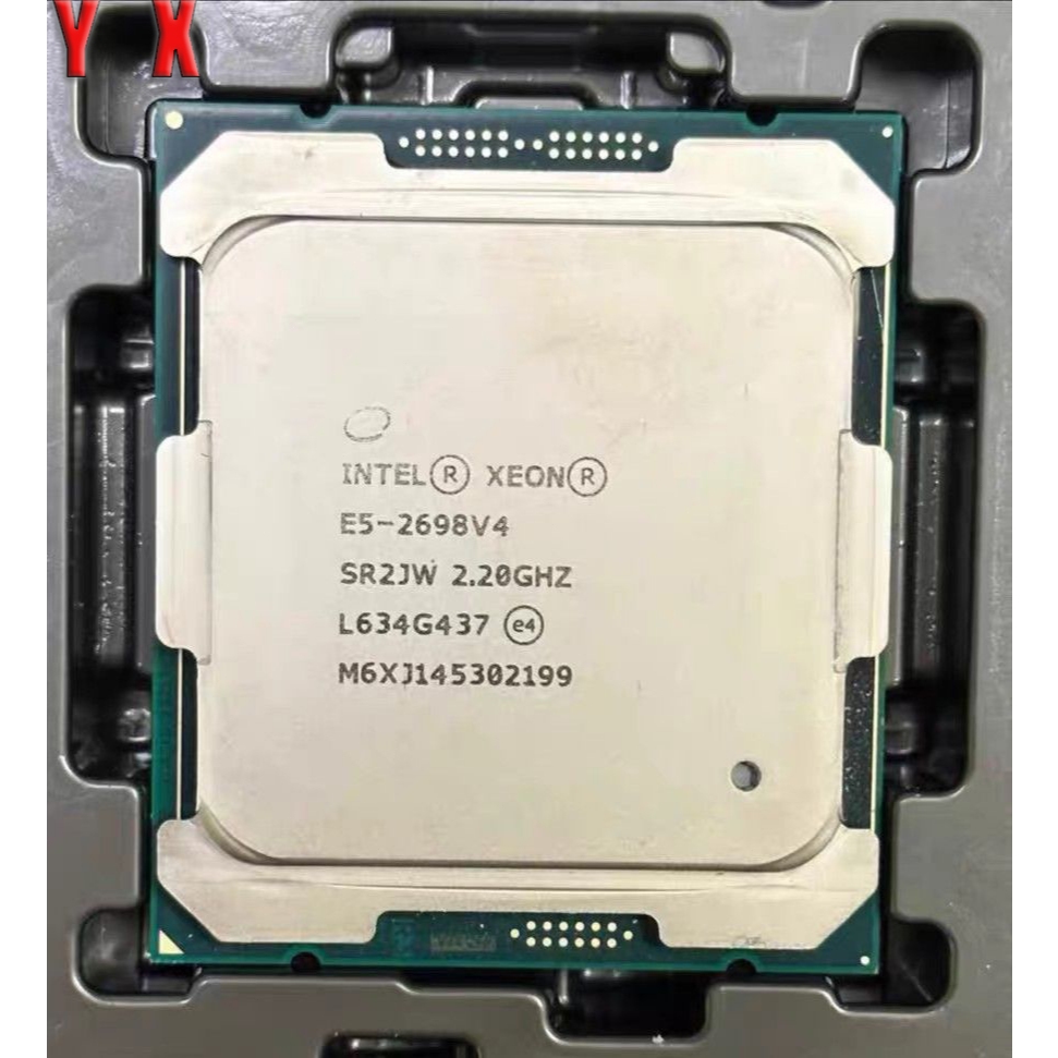 Xeon E5-2698 v4 LGA2011-3 เซิร์ฟเวอร์ CPU โปรเซสเซอร์ 2.20GHz 20Core 40T 50MB อัพเกรดเซิร์ฟเวอร์ CPU