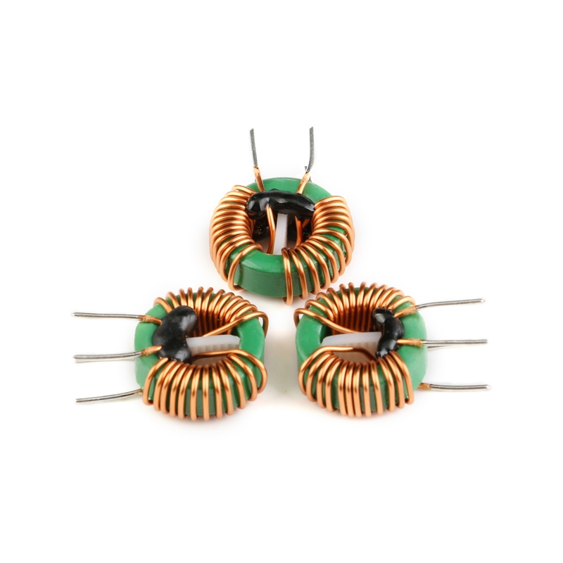 โหมดทั่วไป Inductor 22*14*8 2MH 1.0 เส้นผ่านศูนย์กลางลวด 10A แหวนแม่เหล็ก Inductor แหล่งจ่ายไฟกรอง I