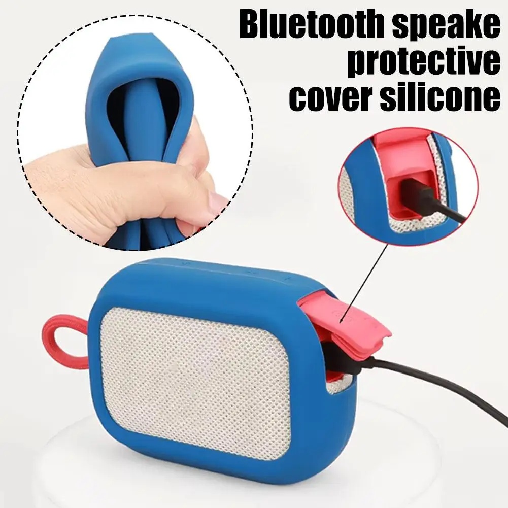 สําหรับ SoundCore เลือก 4 Go ลําโพงซิลิโคนป้องกันกรณี Scratchproof ลําโพงแขนเสียงกรณีกระเป๋าเดินทาง