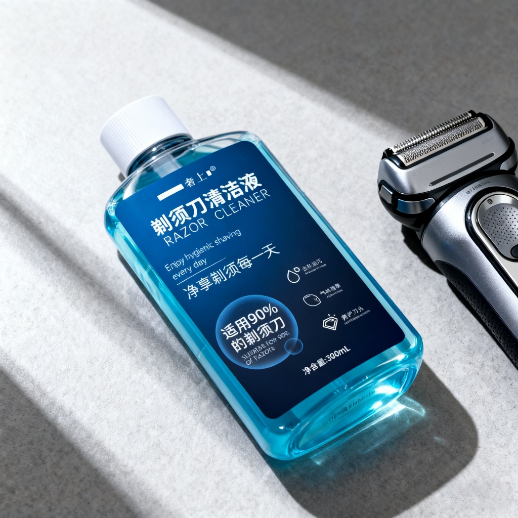 YUNCHi Shaver Cleaning Fluid Renew Cartridge Clean Stuble Germ off the Shaver Head 300ML