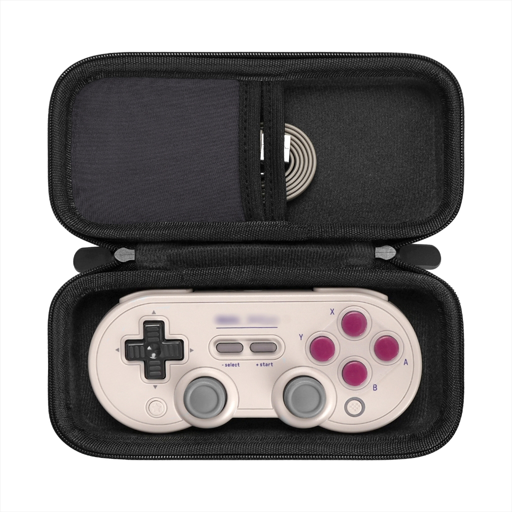 เคสคอนโทรลเลอร์เกม Geekria เข้ากันได้กับ 8Bitdo SN30 Pro, SN30, SF30 Pro Controller Hard Shell Stora