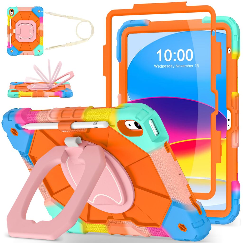 NEOMIXX เคสแท็บเล็ตสําหรับ Apple iPad (A16) 11th/10th/9th/8th/7th/6th/5th Generation 11/10.9/10.2/9.7" นิ้ว, เคส iPad Mini, iPad Air 13"/11" ฝาครอบ Pro/10.9"