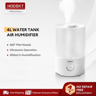 [New Clear Tank] HODEKT 4L Ultrasonic Humidifier 300ml/h Turbo Mist ️38dB Silent Sleep For Living Room Bedroom Home Office Large Capacity Big For House Bedroom Home Aroma Diffuse Quiet Cool Mist Improve Air Qualit Keep Air Clean