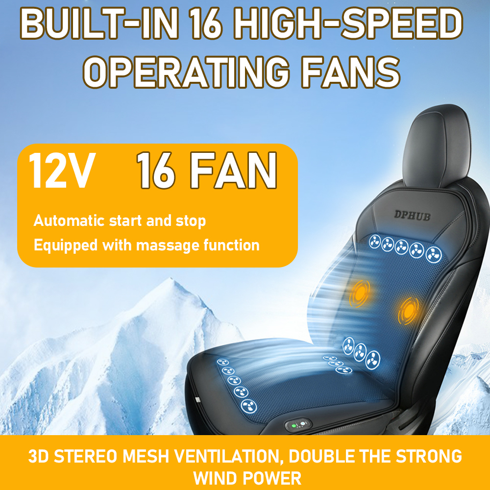 ฤดูร้อน Cooling เบาะรองนั่ง Breathable รถที่นั่งครอบคลุม Bump นวดรถยนต์ที่นั่ง Universal Seat Protector Pad