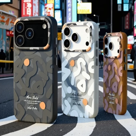 【graffiti IMD matte hard case/Black】เคส compatible for iphone 11 12 13 14 15 16 pro max case