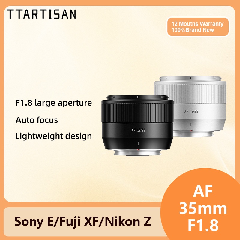 TTArtisan 35mm F1.8 II Auto Focus AF prime เลนส์กล้องสําหรับ Fujifilm X XF Fujifilm XF mount XA1 XE4
