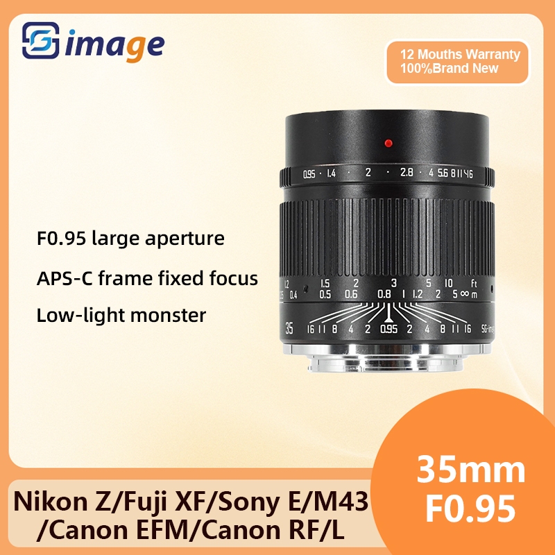 SG Image 35mm F0.95 MF คู่มือโฟกัสขนาดใหญ่ Prime กล้อง Mirrorless เลนส์สําหรับ Sony E Nikon Z Sigma 