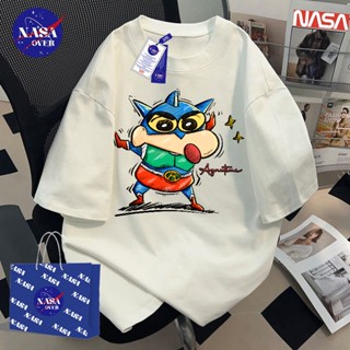 【จัดส่งจากกรุงเทพฯ】🔥NASA ยูนิเซ็กส์ ฤดูร้อน แขนสั้น oversize…